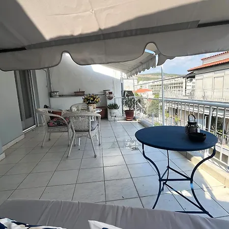 Skyline Balcony δεθ Kamara Sintrivani Апартамент Солун